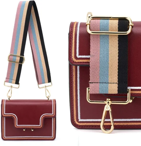 Miniatura 466 de ZOOEASS - Correa de repuesto para cartera, para colgar en el hombro o para cruzar, ancha y ajustable, de lona