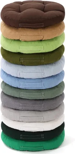Miniatura 11 de Gerrii 12 cojines de suelo para aula con asas, cojines flexibles para asiento de suelo, almohadas para sillas escolares en casa, escuela, aula