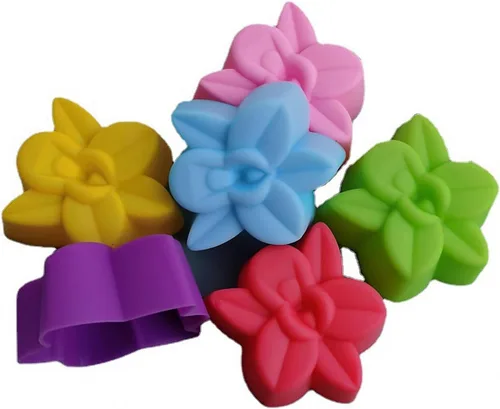 Miniatura 33 de 36 PCS Moldes para Hornear en Forma de Flor de Silicona Grado Alimenticio Antiadherente Mini Bandejas para Cupcakes, Pudines, Chocolates