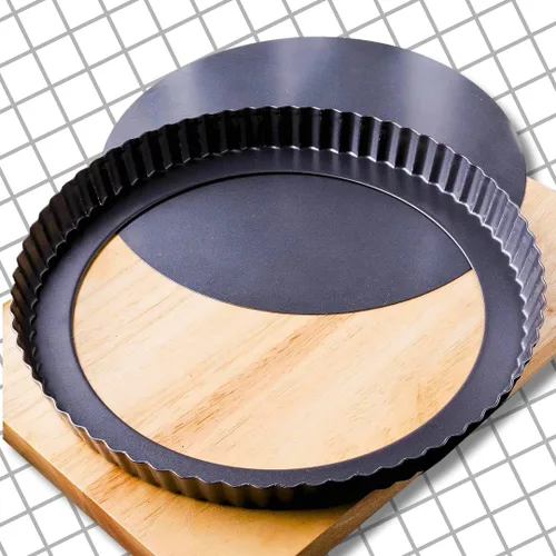 Miniatura 9 de Paquete de 8 Mini Moldes para Tartas de 4 Pulgadas con Fondo Extraíble Redondos Antiadherentes Profundos para Quiche, Resistentes, Perfectos
