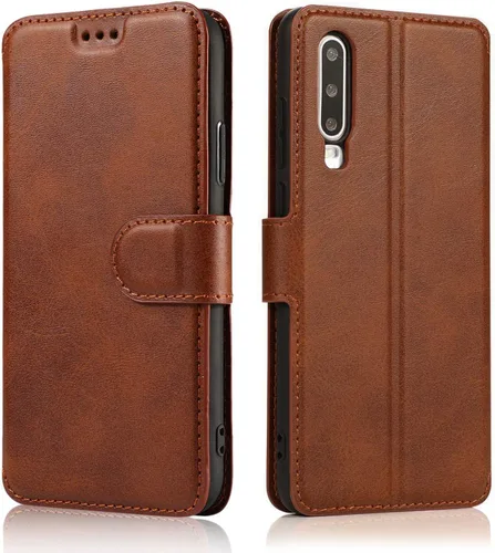 Miniatura 23 de QLTYPRI Para Samsung Galaxy A14 Case Premium PU Leather Simple Wallet Case [Ranuras para tarjetas] [Soporte manos libres] [Cierre magnético] Funda