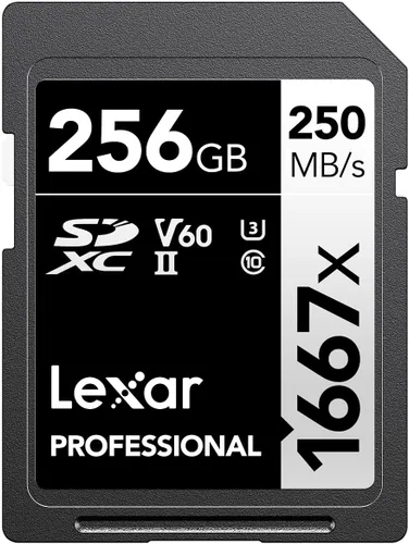 Miniatura 8 de Lexar Tarjeta de Memoria SD Profesional de 64GB (Paquete de 2) 1667x, UHS-II, C10, U3, V60, Full HD, 4K, Hasta 250MB/s de Lectura SDXC