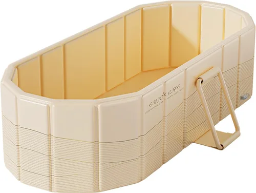 Miniatura 9 de Bañera aislada portátil de 59 pulgadas, bañera de hielo para atletas, bañera sin inflado para ducha, bañera de hielo con cubierta, baños en casa