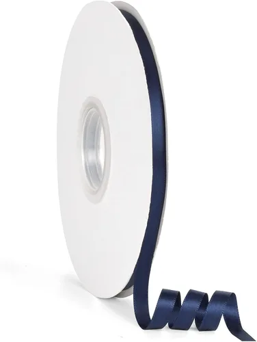 Miniatura 54 de Cinta de satén de doble cara verde manzana de 1-1/2 pulgadas x 50 yardas, cinta de color sólido de alta densidad, ideal para manualidades, envoltura
