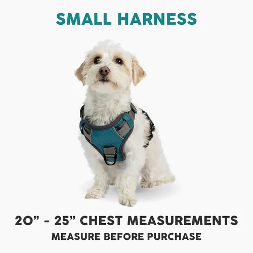 Miniatura 2 de Embark Active arnés de perro, fácil de encendido y apagado con parte delantera y trasera correa accesorios & mango de control – no tirar de Azul