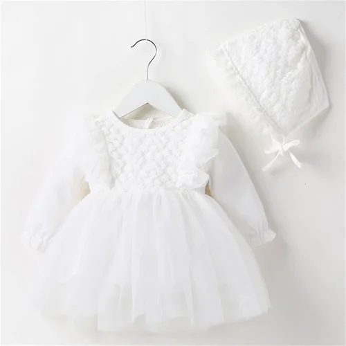 Miniatura 2 de Ropa de vestir de princesa de tul de manga larga para niñas pequeñas y niñas pequeñas