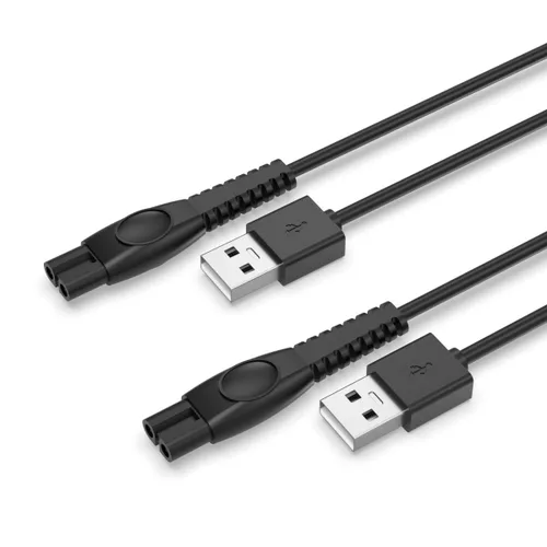 Miniatura 7 de Cable de carga de 5 pies compatible con Philips Norelco One Blade 360 modelo más nuevo QP2724 QP2834 QP1924 QP4631 QP6542 QP4530, MG7910 MG5910