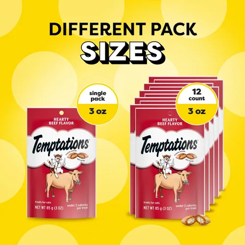 Miniatura 11 de Golosinas Temptations clásicas para gatos, empaque múltiple