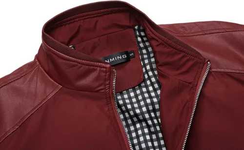 Miniatura 3 de Tanming, chamarra ligera informal, entallada, bloqueo de color, para hombre