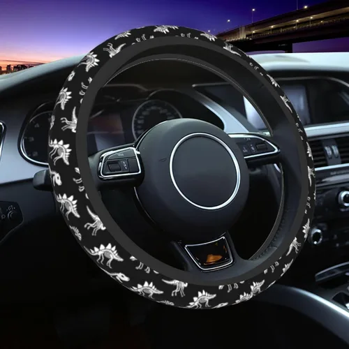 Miniatura 42 de Funda para volante MINIOZE de ojos malvados azules con luna mágica, accesorios para automóvil, linda para mujeres y niñas, universal de 15 pulgadas