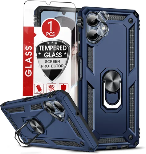 Miniatura 13 de LeYi para Samsung Galaxy A03S Funda de teléfono, Funda Samsung AO3S con [Paquete de 2] Protector de pantalla, [Calidad militar] Funda protectora