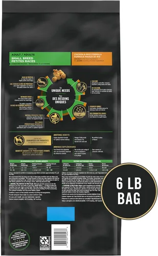 Miniatura 60 de Purina Pro Plan - Alimento para perros de raza pequeña con alto contenido de proteínas, fórmula de pollo y arroz, bolsa de 18 libras