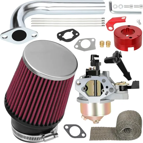 YOXUFA 420cc Ensamblaje de Carburador Etapa 2 para Motor Predator 420 301cc 389cc GX390 GX270 GX240 Mini Bike Go Kart Piezas