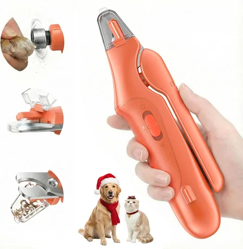 Miniatura 9 de Cortauñas 2 en 1 para perros y gatos, recortadores de uñas para perros grandes, medianos y pequeños, recortador de garras de gatos, sensor rápido