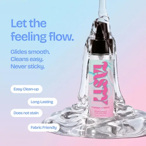 Miniatura 5 de IntiMD Crazy Girl Gel Comestible para Sexo Oral con Base de Agua y Sabor a Algodón de Azúcar, 2 Onzas, para Hombres, Mujeres y Parejas