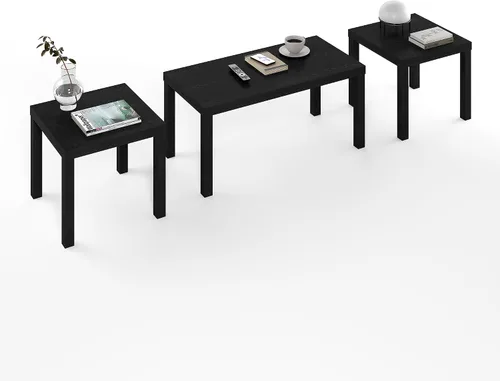 Miniatura 10 de Furinno Mesas auxiliares Theo, ROBLE