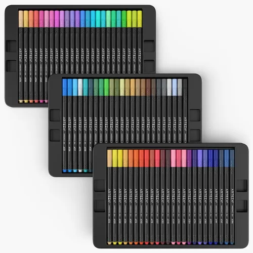 Miniatura 8 de ARTEZA - Plumones Inkonic Fineliners, juego de 72, marcadores de punta fina de 0.4 mm, plumones de arte a base de agua para dibujar, hacer bocetos