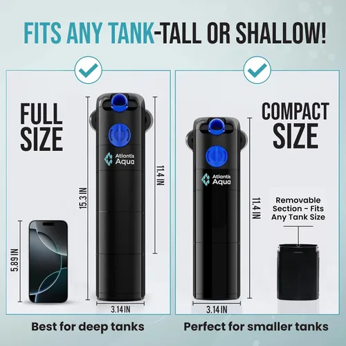 Miniatura 4 de Filtro de Tanque de Peces de 20 Galones hasta 55 Galones Filtro de Tanque de Peces Silencioso Agua Cristalina Filtro de Tanque de Tortugas