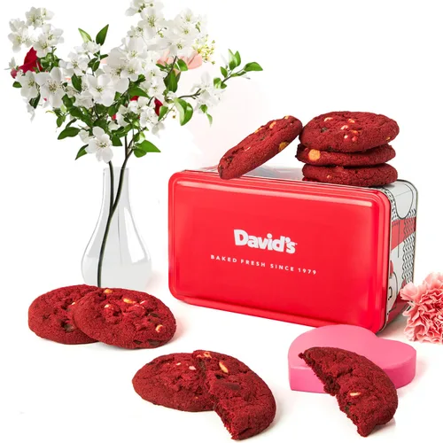 Miniatura 15 de David's Cookies Galletas recién horneadas – Deliciosa variedad suave hecha a mano – Exquisito regalo gourmet para amigos y familiares en ocasiones