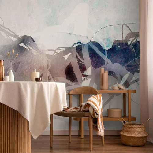 Miniatura 6 de artgeist Mural abstracto de 77 x 55 pulgadas, papel tapiz autoadhesivo removible de gran tamaño para decoración de pared, diseño de líneas murales