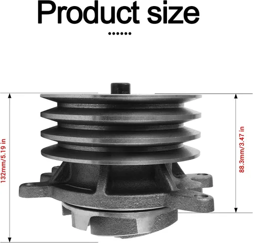 Miniatura 3 de AULINK Bomba de agua 2W1225 (cojinete C&U) 9N0135 9N1249 9N3669 9N5023 para Caterpillar CAT 3208 New Holland TR70 SR4 3412 225B 225D 229 231D 227