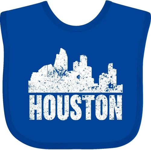 Miniatura 14 de inktastic Houston Skyline Grunge Baby Bib