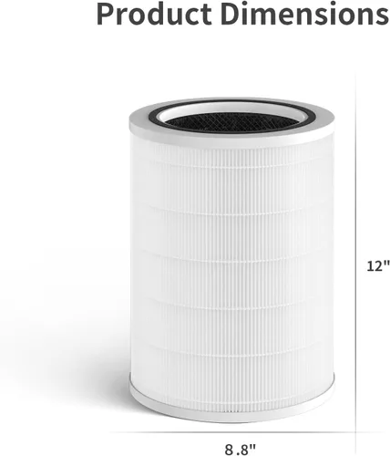 Miniatura 3 de Paquete de 1 filtro de repuesto 12010 compatible con purificador Clorox para habitaciones grandes de hasta 1500 pies cuadrados, modelo # 11010