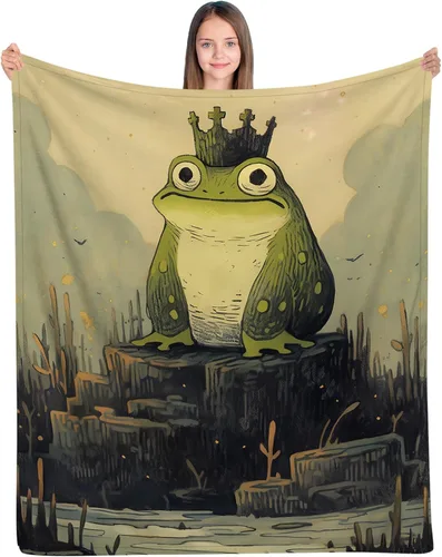 Miniatura 8 de Manta de zorro – Forro polar de felpa suave para niños, bonita decoración de zorro rojo, 50 x 40 pulgadas