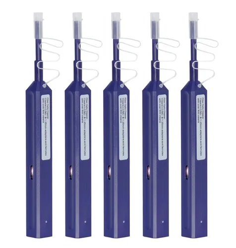Miniatura 9 de Limpiador de fibra LC Pen.800+ Limpiador de fibra de un solo clic, limpiador de conector óptico LCUPC de 0.049 in y pluma de limpieza de cara final
