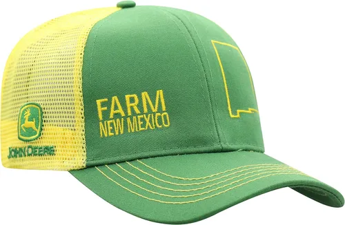 Miniatura 168 de John Deere Gorra de béisbol con logotipo y malla trasera con contraste, para hombre