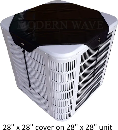 Miniatura 6 de MODERN WAVE - 2 (dos) cubiertas centrales de aire acondicionado para unidades exteriores de 28 x 28 pulgadas - 1 (una) cubierta superior universal