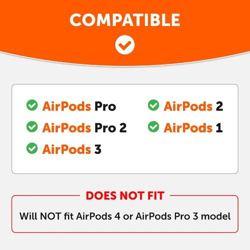 Miniatura 2 de WC HookZ - Ganchos sobre la oreja patentados y mejorados para AirPods Pro 1, 2 y AirPods 1, 2 y 3 - Incluye dos pares de tamaños en el paquete