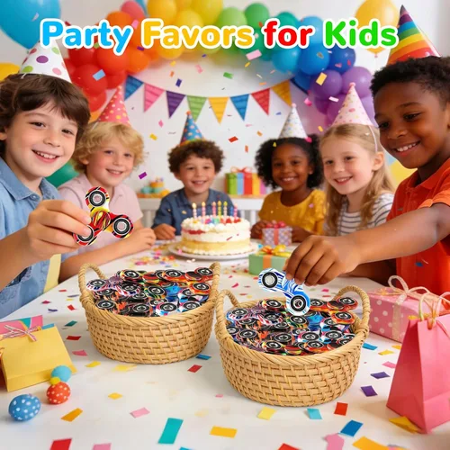 Miniatura 3 de SCIONE Paquete de 24 juguetes giratorios para la ansiedad, juguetes para aliviar el estrés, regalos de fiesta para niños y adultos, cumpleaños