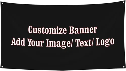 Miniatura 4 de Pancarta personalizada, pancarta personalizada para exteriores, texto fotográfico, pancarta de iglesia para fiestas, negocios, cumpleaños, 24x71in