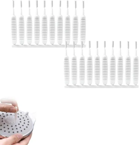 Miniatura 9 de Cepillo de limpieza para cabezal de ducha para agujeros pequeños, cepillo de limpieza antiobstrucción de espacios mejorado 2026, cepillos