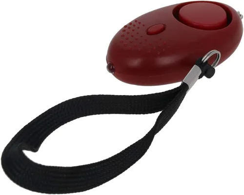 Miniatura 3 de Bettomshin - Paquete de 4 alarmas personales de sonido seguro, llavero de alarma de seguridad personal de 130 dB con luces LED, alarma de seguridad