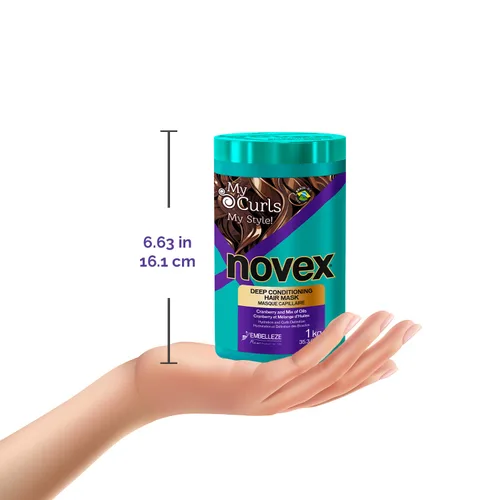 Miniatura 6 de Novex - Crema y mascarilla My Curls Memorizer para acondicionamiento profundo de cabellos. Crema para tratamiento de 35,2 oz. Crema para tratamiento