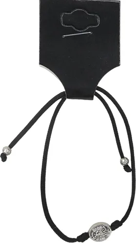 Miniatura 6 de Pulsera de cordón ajustable de San Miguel Arcángel negro con medalla en tono plateado, joyería de protección religiosa católica, regalo de recuerdo