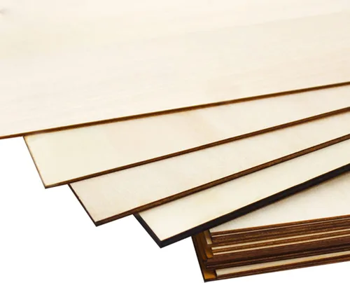 Miniatura 4 de Hojas de tilo, 30 unidades de madera sin terminar, hojas de madera contrachapada fina rectangular para manualidades, quema de madera y corte CNC