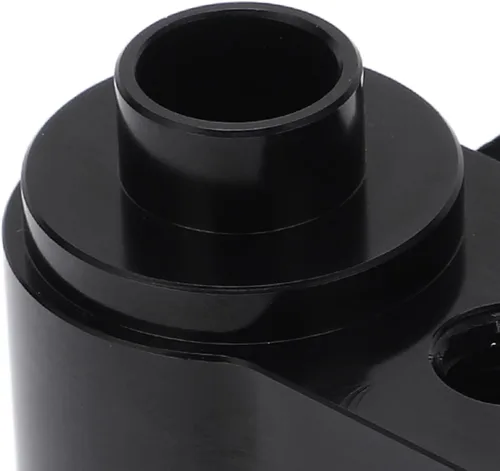 Miniatura 8 de Kit de montaje del compresor de CA, adaptador de compresor de aire acondicionado de alta eficiencia antioxidante negro 90 ángulo de rotación sólido