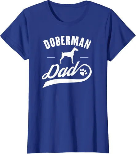 Miniatura 51 de Doberman Dad - Camiseta para amante del dueño del perro, Negro, S