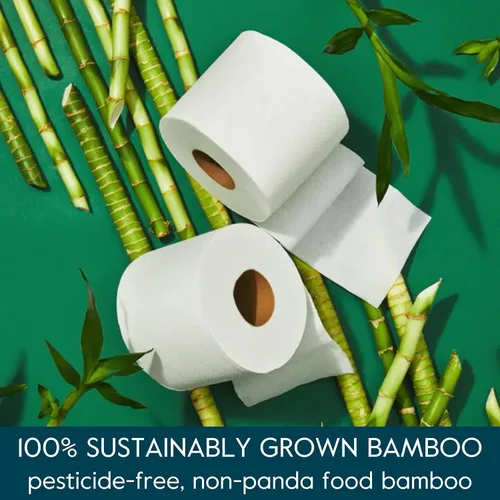 Miniatura 4 de Grove Co. Papel higiénico de bambú sin árboles y seguro para sépticos, ultra suave, duradero y absorbente, hojas de 3 capas