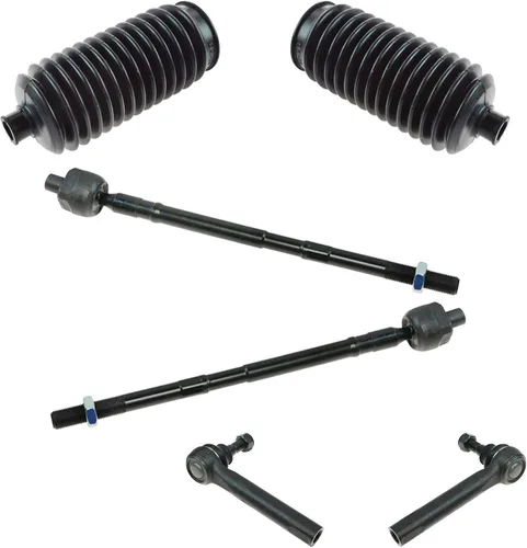 Miniatura 89 de TRQ Kit de dirección interior y exterior para lado del conductor y del pasajero delantero, con cremallera de dirección y fuelle de piñón compatible