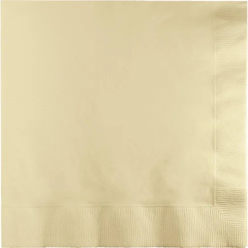 Miniatura 70 de Creative Converting 663276B Toque de color - Servilletas de papel de 2 capas para almuerzo (50 unidades), dorado brillante, 16.5 cm x 16.5 cm Oro