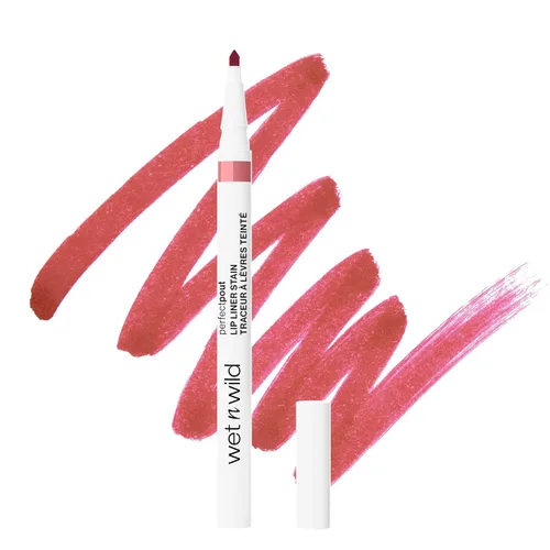 Miniatura 17 de wet n wild Perfect Pout - Lápiz delineador de labios de gel retráctil mate, rico color cremoso de larga duración, aplicación bien definida e