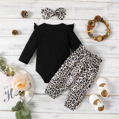 Miniatura 2 de PATPAT Baby Girl Clothes Long Sleeve Outfits Set Baby Girl Trousers Set