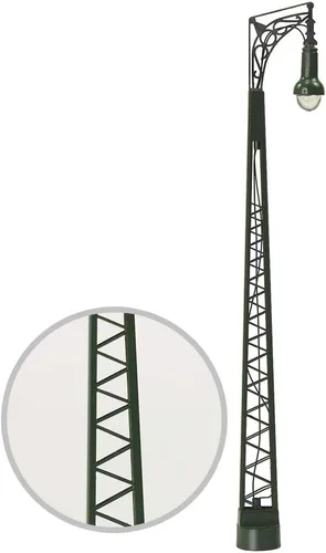 Miniatura 4 de LQS65 3pcs Modelo Trenes Escala HO 1:87 Lámparas de luz de calle Poste de mástil (escala HO)