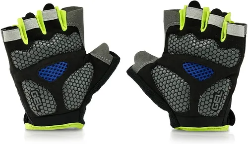 Miniatura 5 de GEARONIC Guantes de ciclismo para hombre guantes de bicicleta de montaña sin dedos para hombre guantes de bicicleta MTB guantes de bicicleta