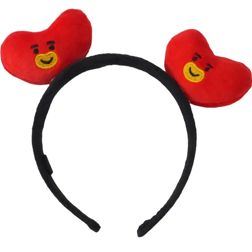 BT21 LINE FRIENDS - Diadema para mujer, banda de pelo de felpa 3D para adultos, lindos accesorios de moda, TATA, talla única