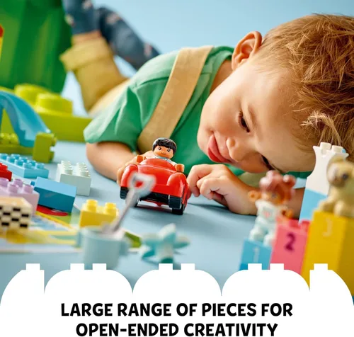 Miniatura 9 de LEGO DUPLO - Bloques de construcción clásicos de lujo para caja de ladrillos, juguetes educativos y de aprendizaje para niños pequeños, preescolar